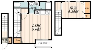 フェリオ鷺宮の物件間取画像